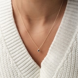 Best Luxury 
9ct Yellow Gold Sapphire Birthstone Pendant