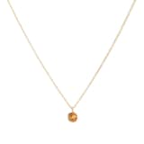 Goldsmiths 9ct Yellow Gold Citrine Birthstone Pendant
