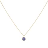 Goldsmiths 9ct Yellow Gold Tanzanite Birthstone Pendant