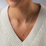 Goldsmiths 9ct Yellow Gold Tanzanite Birthstone Pendant