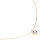 Goldsmiths 9ct Yellow Gold Tanzanite Birthstone Pendant