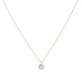 Goldsmiths 9ct Yellow and White Gold Diamond Birthstone Pendant