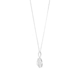 Goldsmiths 9ct White Gold 0.40cttw Diamond Oval Shape Cluster Pendant