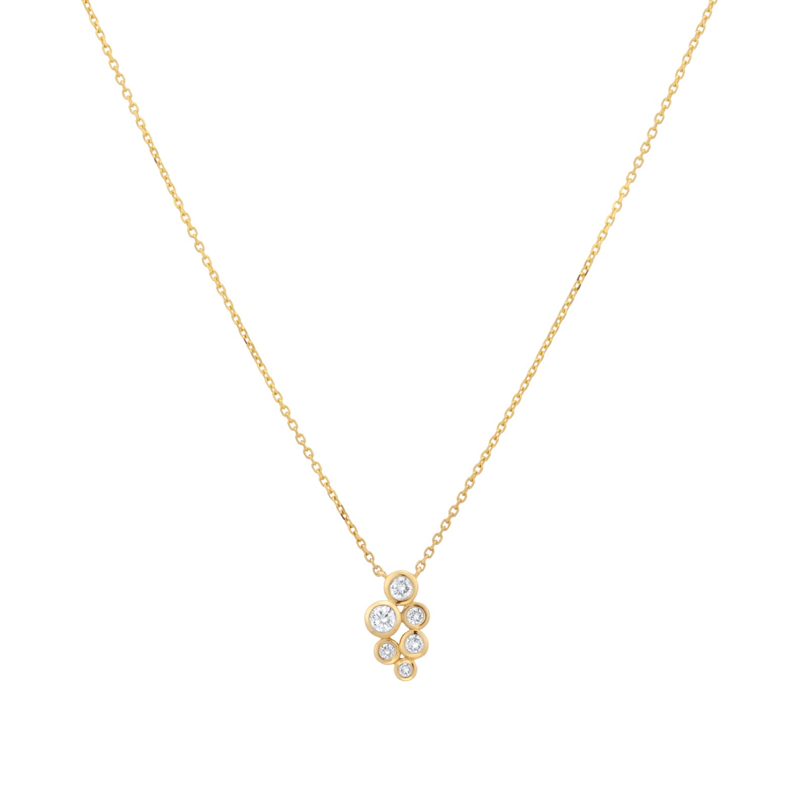 Mappin 
Webb Gossamer 18ct Yellow Gold 0.34cttw Diamond Pendant