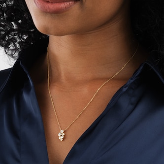 Mappin 
Webb Gossamer 18ct Yellow Gold 0.34cttw Diamond Pendant