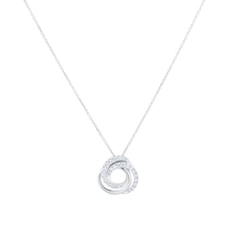 Mappin 
Webb Fortune 18ct White Gold 0.25cttw Diamond Spiral Pendant