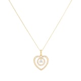 Mappin & Webb 18ct Yellow Gold 0.35cttw Diamond Heart Pendant