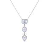 Mappin 
Webb Amelia 18ct White Gold 2.40cttw Diamond Pendant