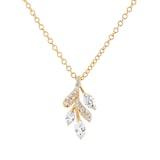 Mappin & Webb Vinea 18ct Yellow Gold 0.40cttw Diamond Pendant