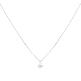 Goldsmiths 9ct White Gold 0.20cttw Brilliant Cut Diamond Solitaire Pendant