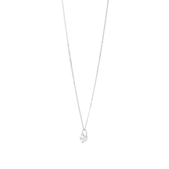 Goldsmiths 9ct White Gold 0.20cttw Brilliant Cut Diamond Solitaire Pendant Goldsmiths 9ct White Gold 0.20cttw Brilliant Cut Diamond Solitaire Pendant