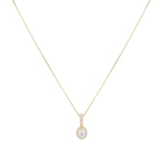 Best Luxury
9ct Yellow Gold 0.20cttw Oval Halo Diamond Pendant Best Luxury
9ct Yellow Gold 0.20cttw Oval Halo Diamond Pendant