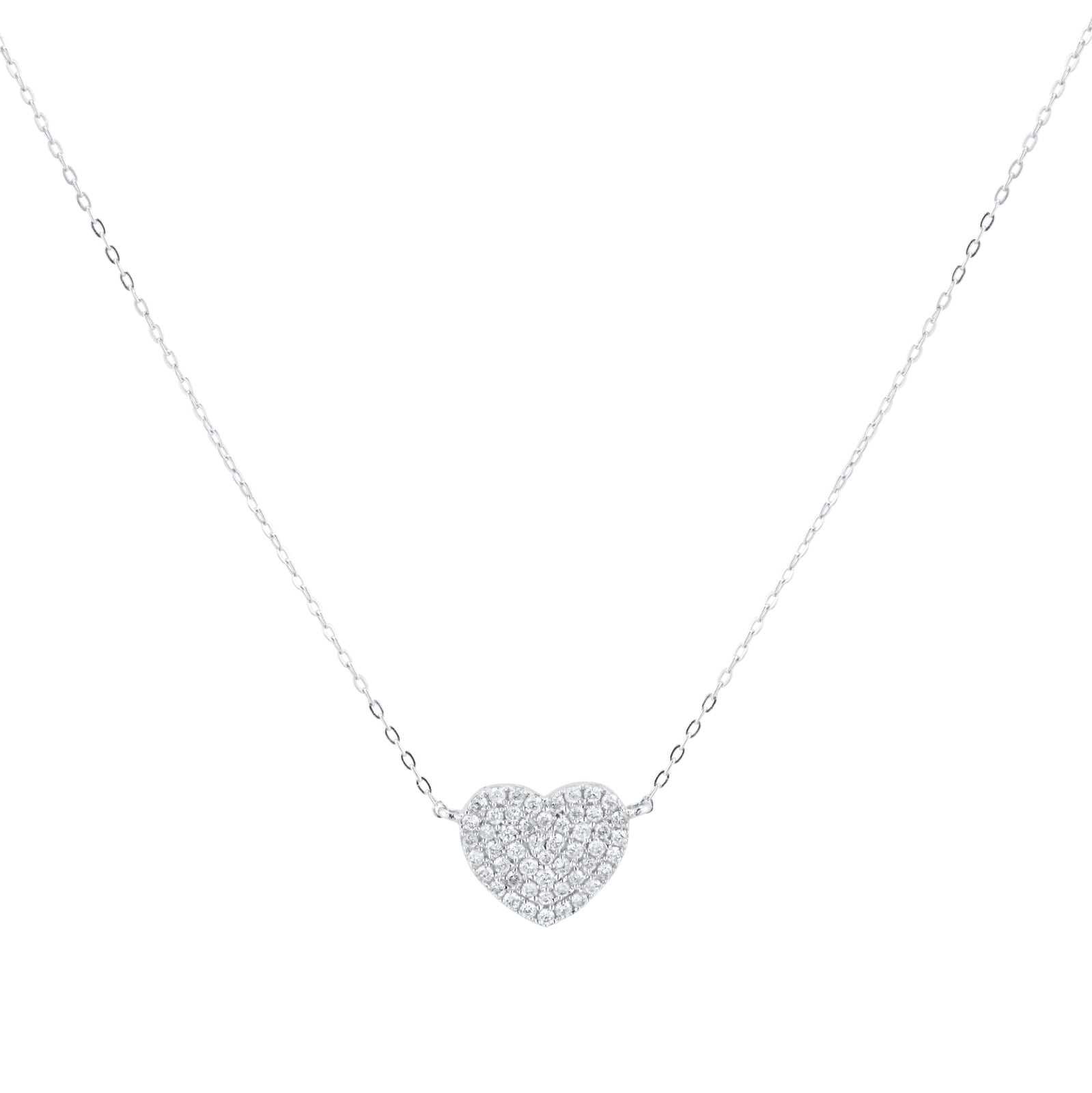 Best Luxury
9ct White Gold 0.10cttw Diamond Heart Necklace Best Luxury
9ct White Gold 0.10cttw Diamond Heart Necklace