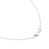 Mappin & Webb 18ct White Gold 0.91cttw Diamond & Yellow Diamond Halo Pendant