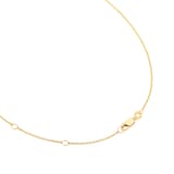 Goldsmiths 18ct Yellow Gold 0.03ct Diamond & Ruby Oval Cut Pendant