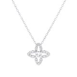 Mappin & Webb Floriana 18ct White Gold 0.47cttw Diamond Pendant