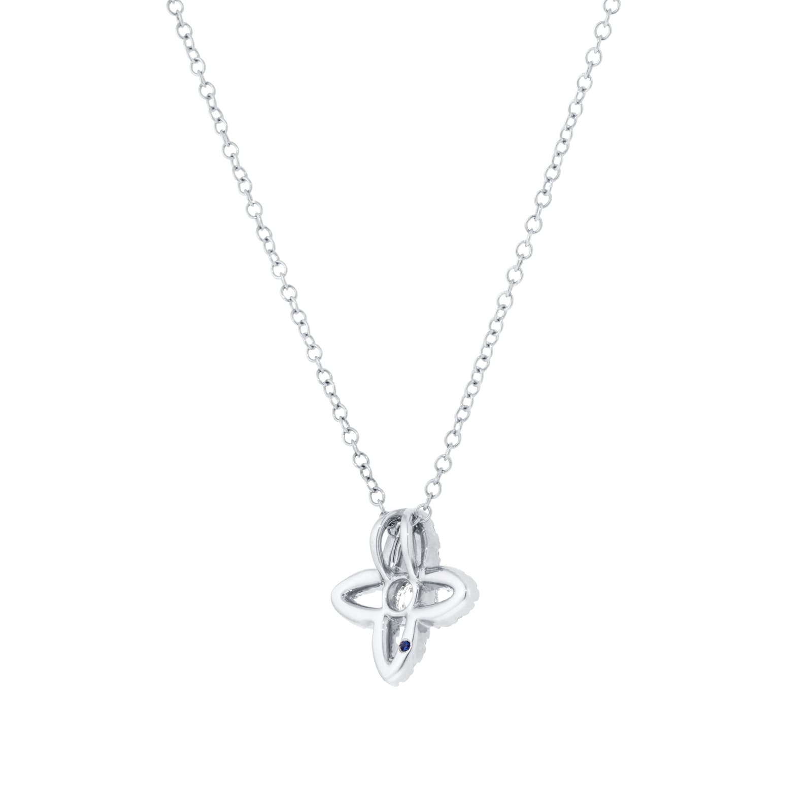 Mappin & Webb Floriana 18ct White Gold 0.47cttw Diamond Pendant Mappin & Webb Floriana 18ct White Gold 0.47cttw Diamond Pendant