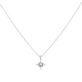 Goldsmiths 9ct White Gold  0.15cttw Brilliant Cut Diamond Solitaire Pendant