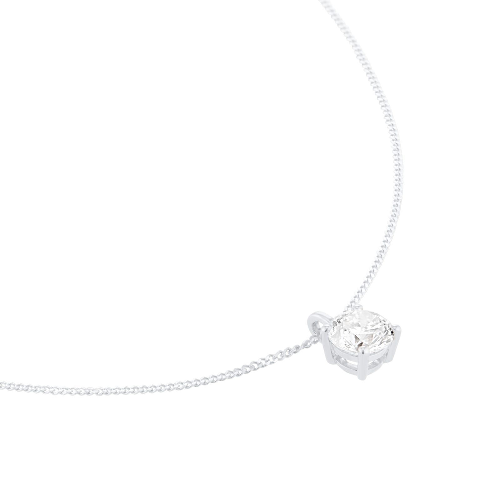 Mappin & Webb Platinum 0.50cttw Round Brilliant Cut Diamond Pendant Mappin & Webb Platinum 0.50cttw Round Brilliant Cut Diamond Pendant