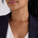 Mappin & Webb 18ct Yellow Gold 0.50cttw Round Brilliant Cut Diamond Pendant