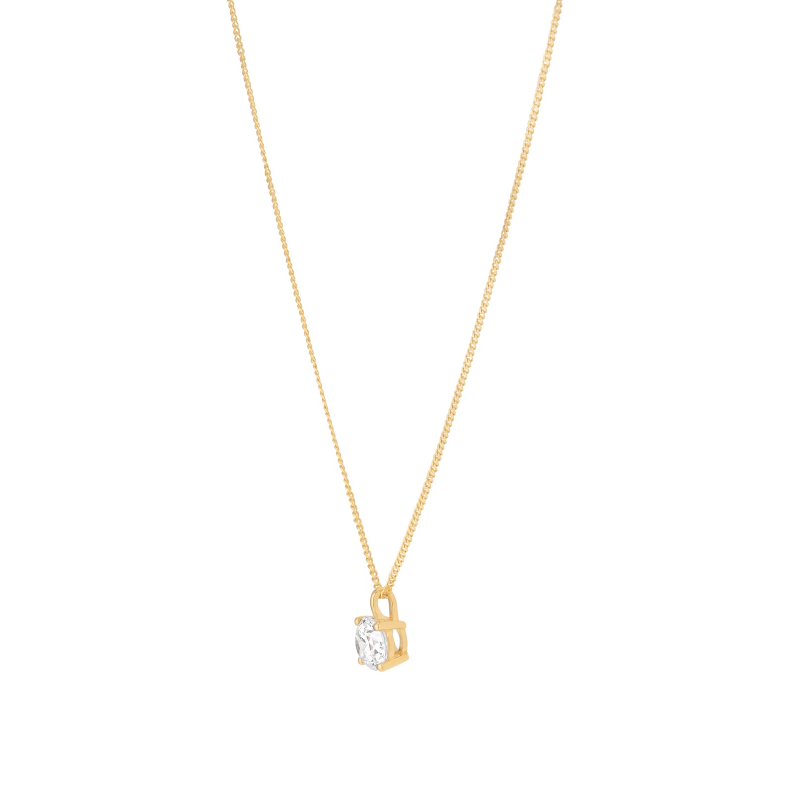 Mappin & Webb 18ct Yellow Gold 0.50cttw Round Brilliant Cut Diamond Pendant Mappin & Webb 18ct Yellow Gold 0.50cttw Round Brilliant Cut Diamond Pendant
