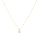 Mappin & Webb 18ct Yellow Gold 0.50cttw Round Brilliant Cut Diamond Pendant