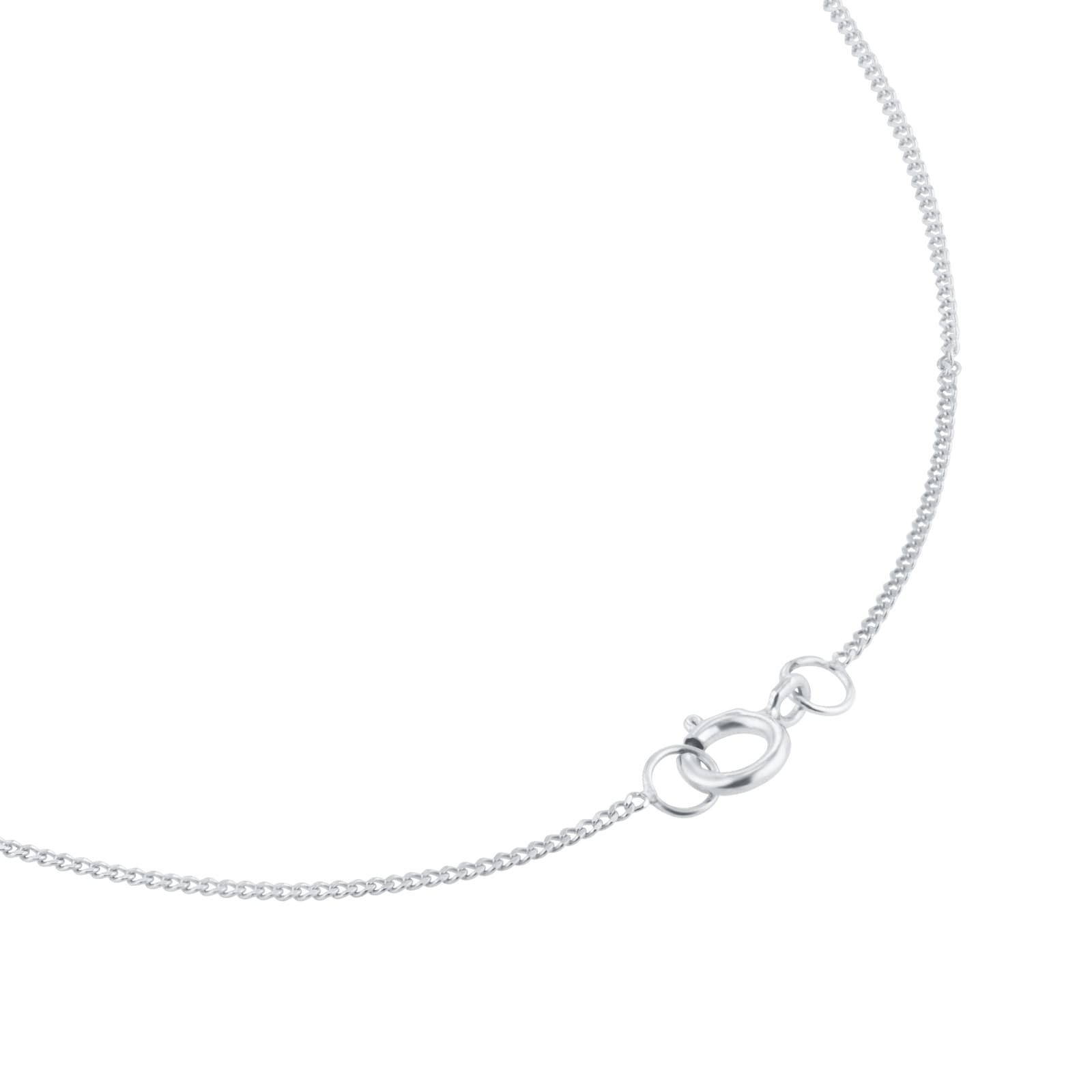 Mappin & Webb 18ct White Gold Emerald Cut Sapphire & 0.18cttw Diamond Halo Pendant Mappin & Webb 18ct White Gold Emerald Cut Sapphire & 0.18cttw Diamond Halo Pendant