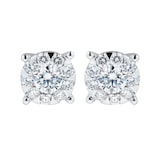 Mappin & Webb Masquerade 18ct White Gold 0.67cttw Diamond Stud Earrings