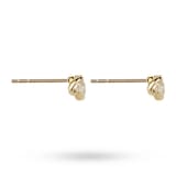Goldsmiths 9 Carat Gold 0.25ct Wrapped In Love Diamond Earrings