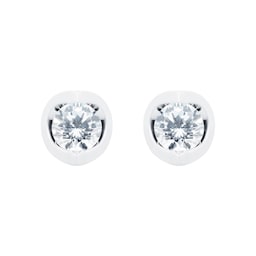 12151748 - 18ct Gold 0.70ct Tension set Canadian Diamond Earrings