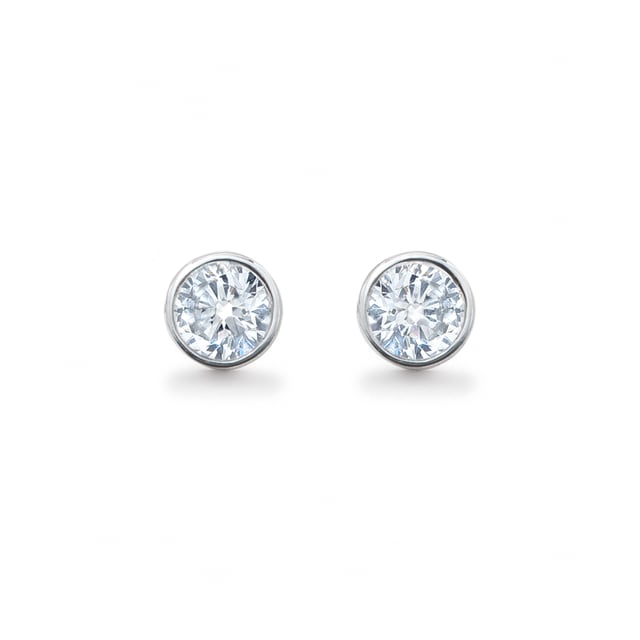 Mappin & Webb Gossamer 18ct White Gold 0.33cttw Diamond Stud Earrings