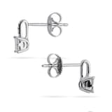 Goldsmiths 9ct White Gold 0.25ct Invisible Diamond Set Stud Earrings