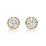 Mappin & Webb Masquerade 18ct Yellow Gold 0.31cttw Diamond Stud Earrings
