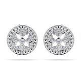 Mappin & Webb Empress 18ct White Gold 0.10cttw Diamond Stud Earrings