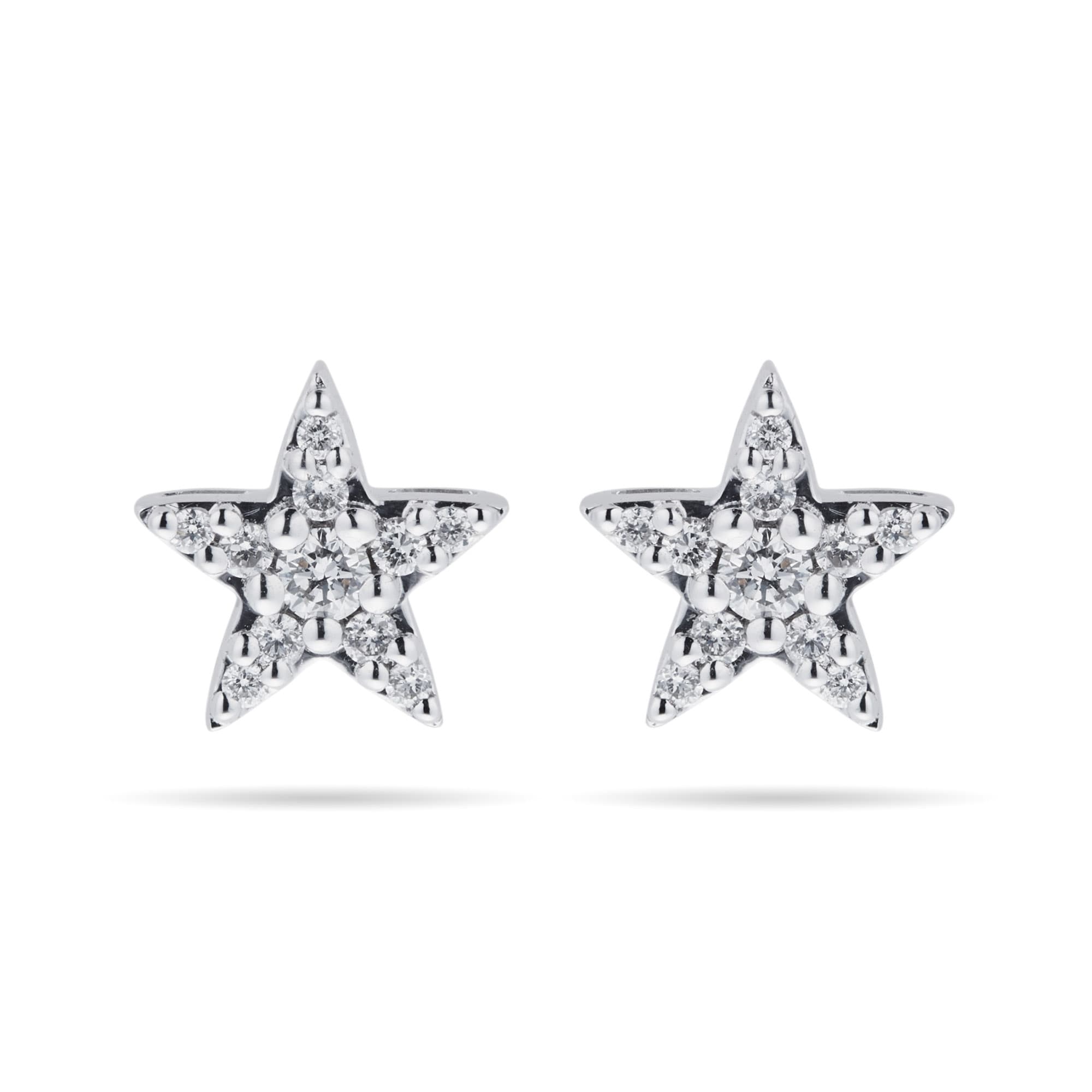 Diamante on sale star earrings