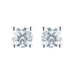 12152324 - 9ct White Gold 0.25ct Brilliant Cut Stud Earrings
