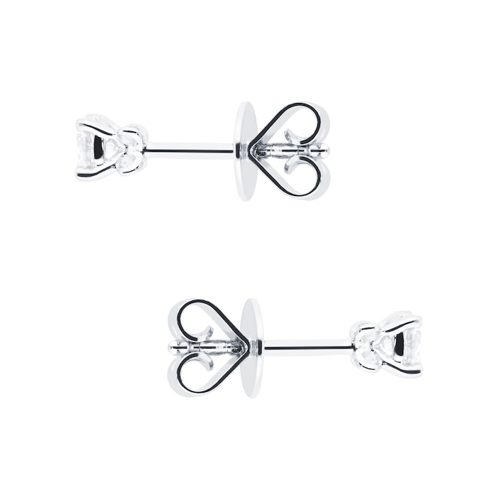 Goldsmiths 9ct White Gold 0.25ct Brilliant Cut Stud Earrings