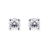 Mappin & Webb Libretto 18ct White Gold 0.50cttw Diamond Stud Earrings
