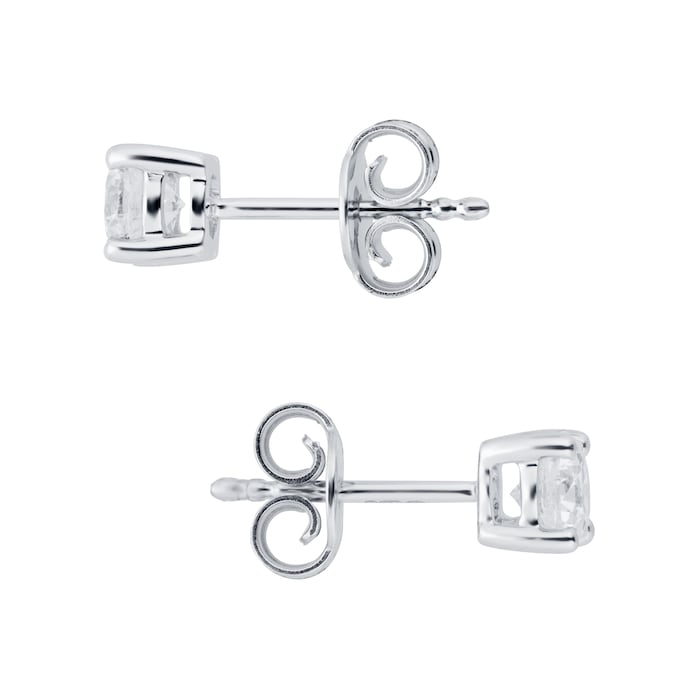 Mappin & Webb Libretto 18ct White Gold 0.80ct Diamond Stud Earrings