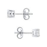 Mappin & Webb Libretto 18ct White Gold 1.00ct Diamond Stud Earrings
