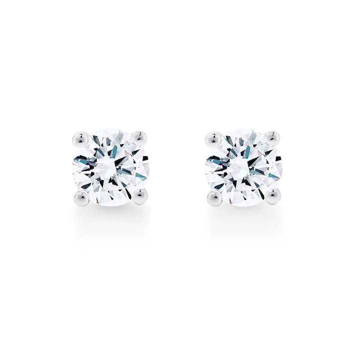 Mappin & Webb Libretto 18ct White Gold 1.50ct Diamond Stud Earrings