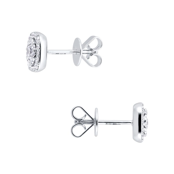 Mappin & Webb Masquerade 18ct White Gold 0.61cttw Diamond Stud Earrings