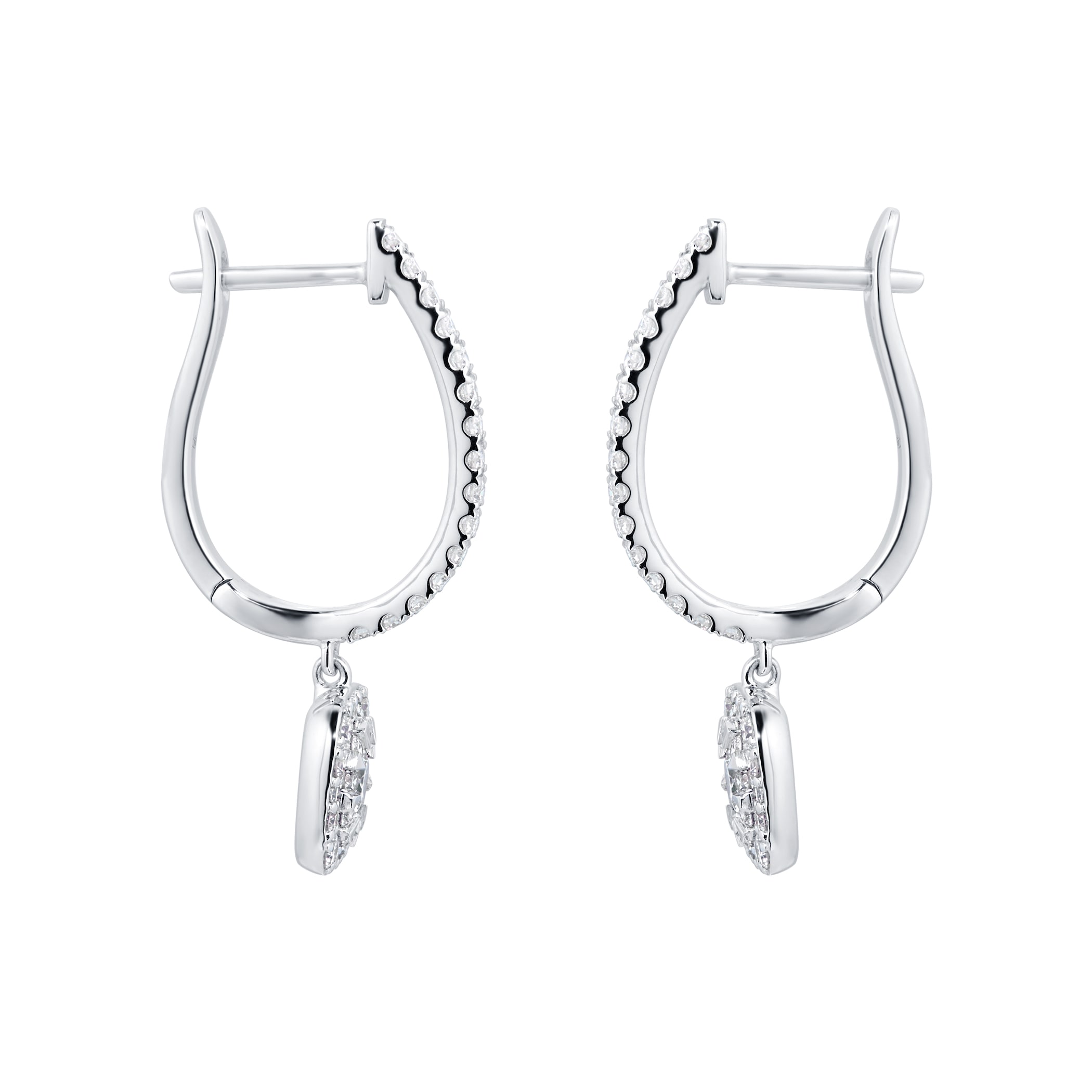 Mappin & Webb Masquerade 18ct White Gold 0.84cttw Diamond Drop Earrings Mappin & Webb Masquerade 18ct White Gold 0.84cttw Diamond Drop Earrings