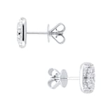 Mappin & Webb Masquerade 18ct White Gold 0.97cttw Diamond Stud Earrings