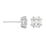 Mappin & Webb Renee 18ct White Gold 0.45cttw Diamond Cluster Stud Earrings