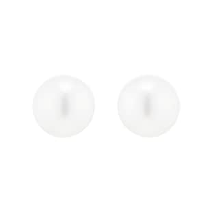 Mappin & Webb 18ct White Gold 6mm Freshwater Pearl Stud Earrings