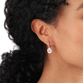 Mappin & Webb Empress 18ct White Gold 0.64cttw Diamond Sleeper Earrings