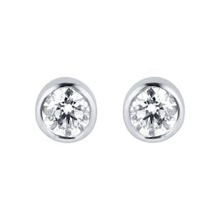Mappin & Webb Gossamer 18ct White Gold 0.33cttw Diamond Stud Earrings