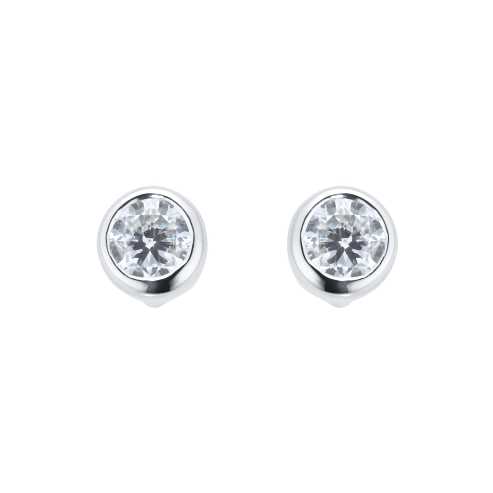 Mappin & Webb Gossamer 18ct White Gold 0.15cttw Brilliant Cut Diamond Stud Earrings