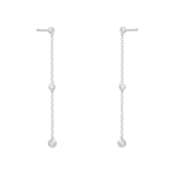 Mappin & Webb 18ct White Gold Gossamer 0.27cttw Diamond Drop Earrings